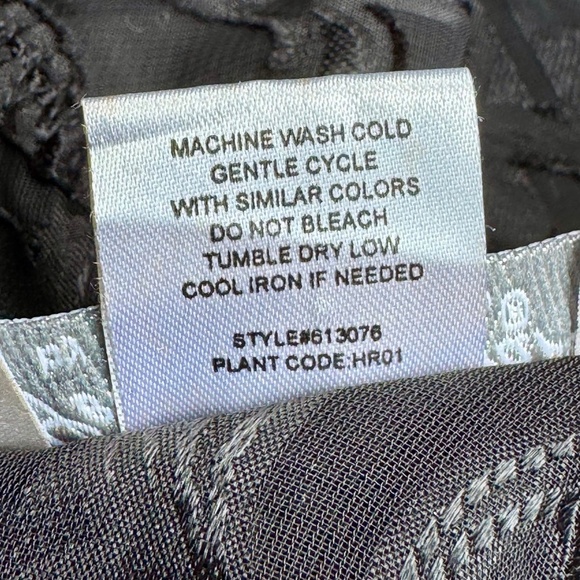 Seductive Wear by Cinema Etoile Black Sheer Embossed Babydoll | Vintage | Size L - Picture 7 of 11